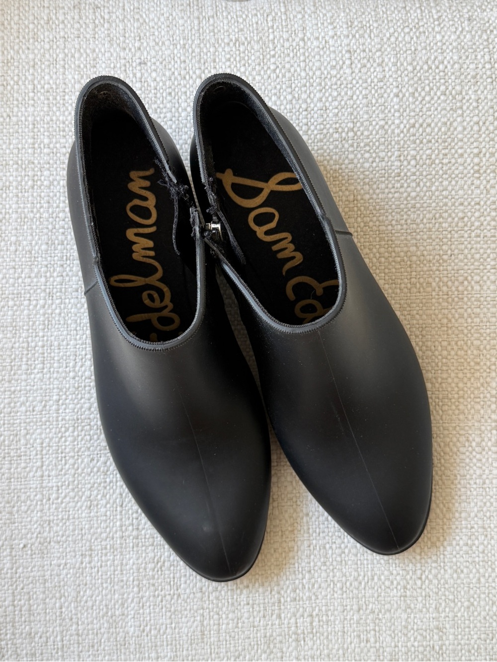 Sam Edelman, black Petty rain booties size 9